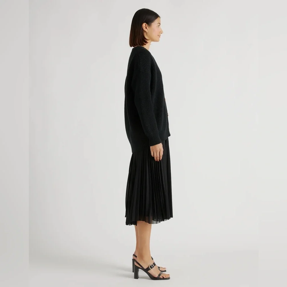 Quince Black Women's Cardigan Sweater - Picture 6 of 12